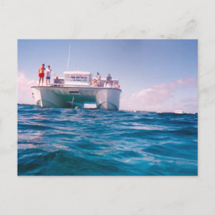 Snorkeling dans la carte postale Bahamas