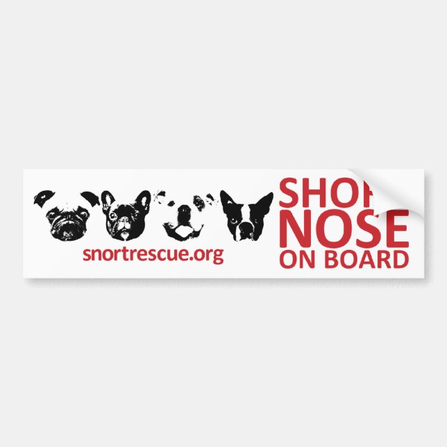 SNORT kurze Nasen-BordAutoaufkleber Autoaufkleber (Vorne)