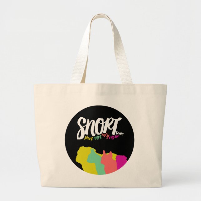 SNORT-Logo-Tasche Jumbo Stoffbeutel (Vorne)