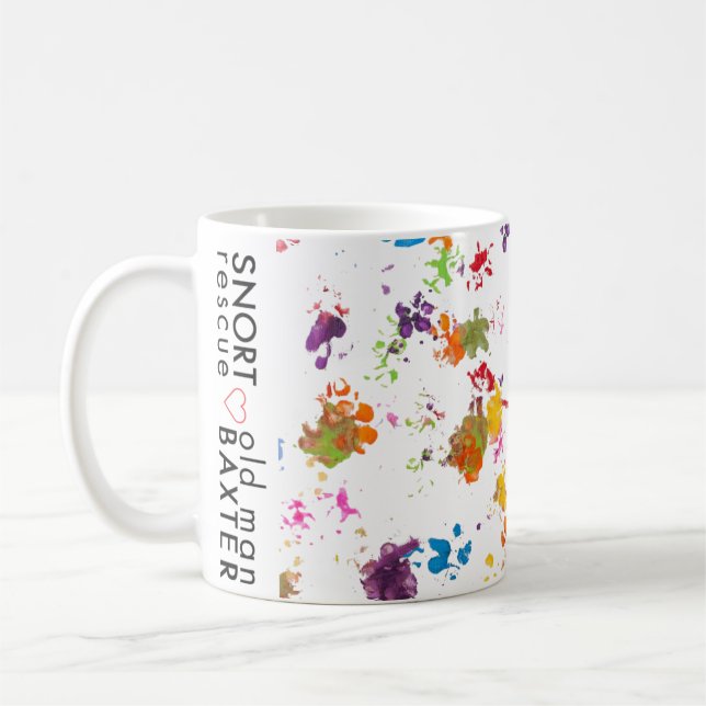 SNORT x alter Mann-Baxter-Tasse Kaffeetasse (Links)