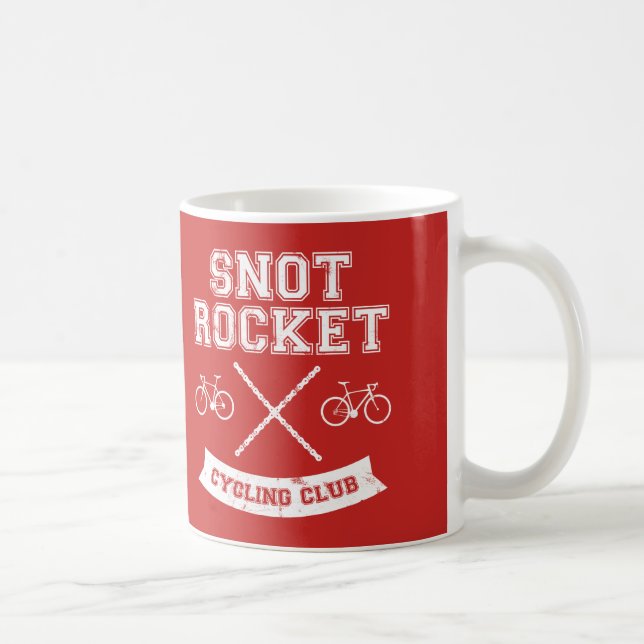 Snot Rocket Cycling Club Kaffeetasse (Rechts)
