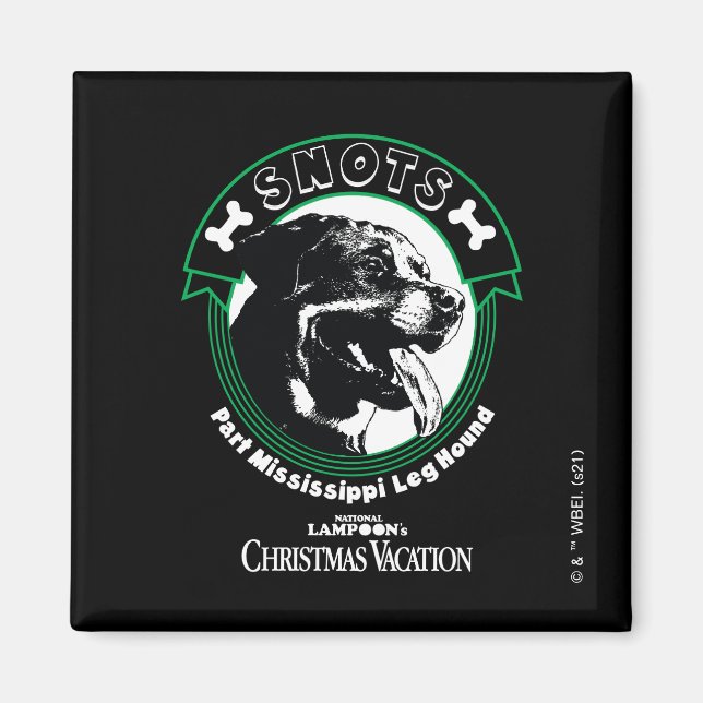 Snots Part Mississippi Leg Hound Magnet (Vorne)