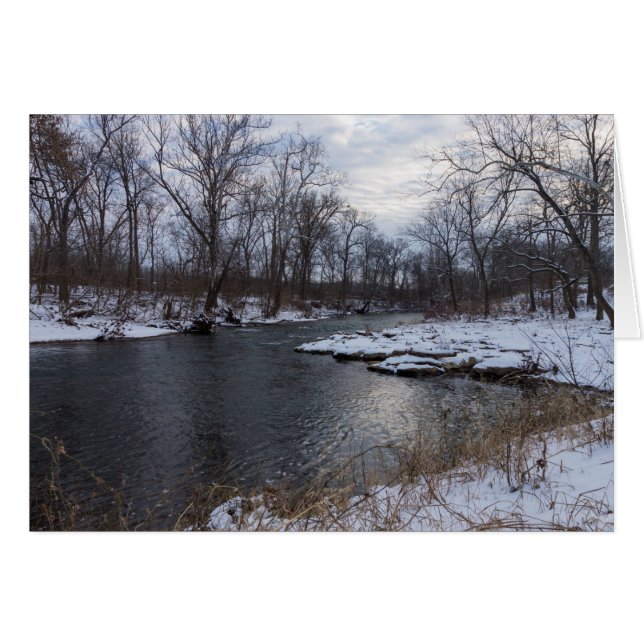 Snow Along James River (Vorderseite (Horizontal))