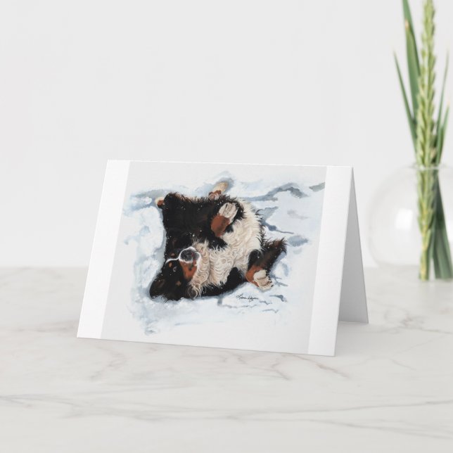 Snow Angel Karte (Vorderseite)