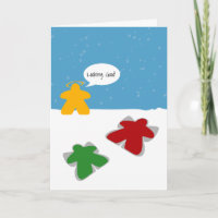 Snow Angel Meeples Sprachkarte