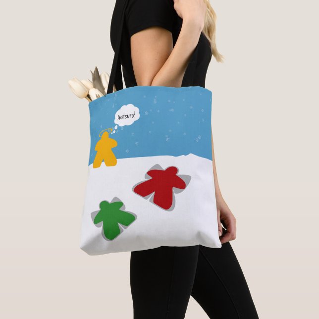 Snow Angel Meeples Tasche (Von Nahem)