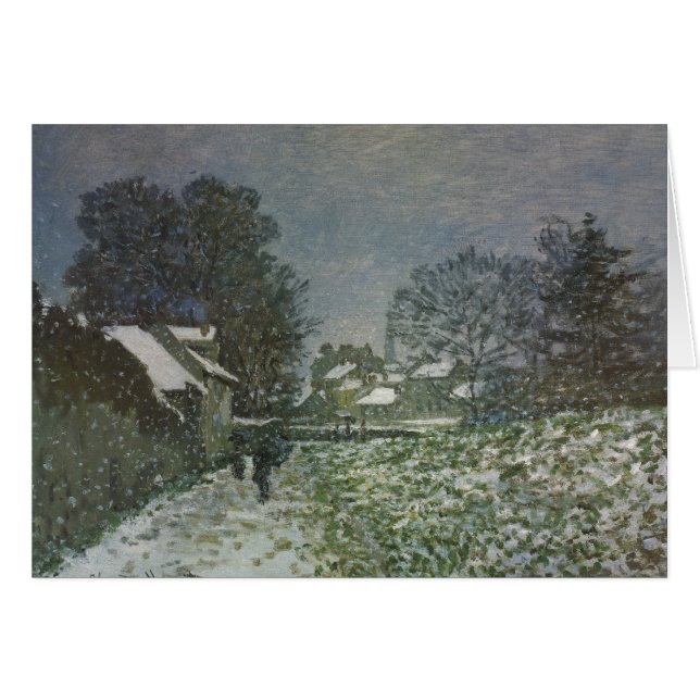 Snow at Argenteuil par Claude Monet (Devant horizontal)