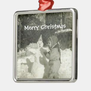Snow Baby Ornament Aus Metall