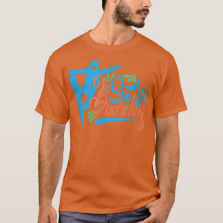 Snow Boarding Skiing Snow accessories Art T-Shirt
