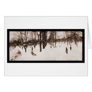 Snow Boston Common, MA Foto 1904