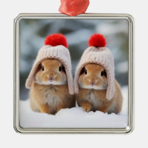 Snow Bunnies Weihnachtsschmuck
