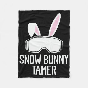 Snow Bunny Tamer Ski Lustige Apres Party Skifahren Fleecedecke