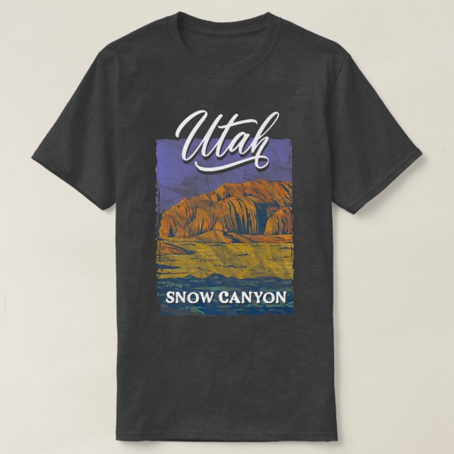Snow Canyon Utah Beehive Staat Nationalparks Migh T-Shirt (Design vorne)