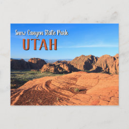 Snow Canyon Utah Postkarte