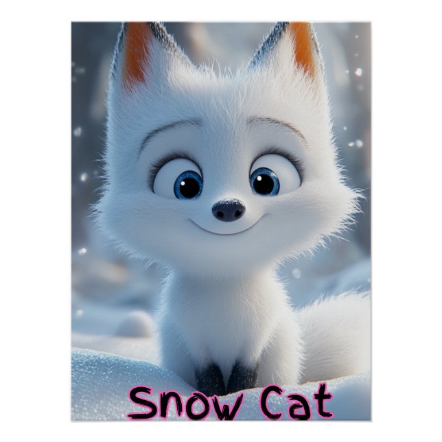 Snow Cat Poster (Vorderseite)