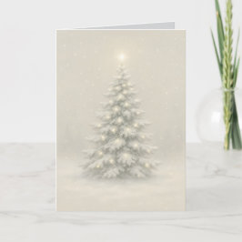 Snow Covered Christmas Card Feiertagskarte