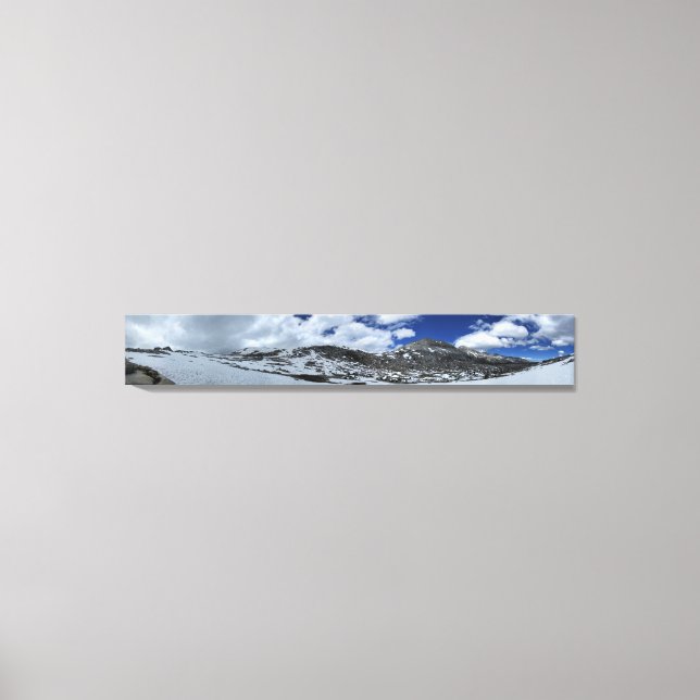 Snow Covered Donahue Pass - John Muir TraIl Leinwanddruck (Vorderseite)