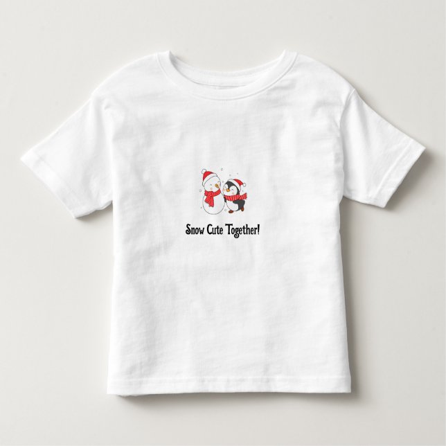 Snow cute together T-Shirt (Devant)