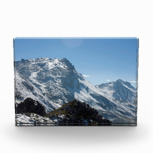 Snow Davos Switzerland Holiday Card Poster Fotoblock