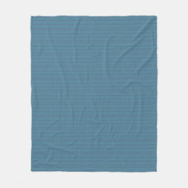 Snow Day Blue Snowflake Cosy Fleece Blanka