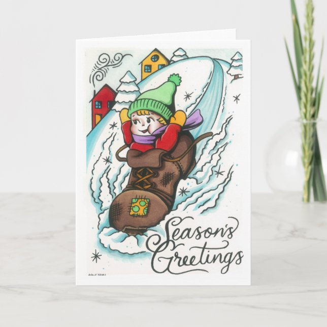 Snow day! karte (Vorderseite)