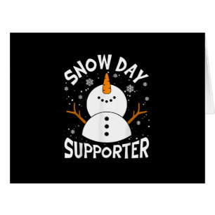 Snow Day Supporter Snowflake Funny Teacher Christi