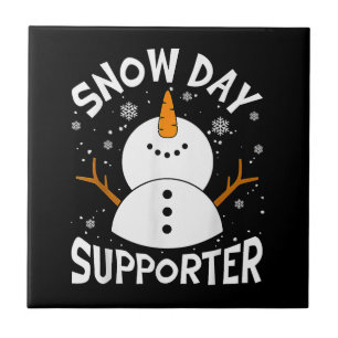 Snow Day Supporter Snowflake Funny Teacher Christi Fliese