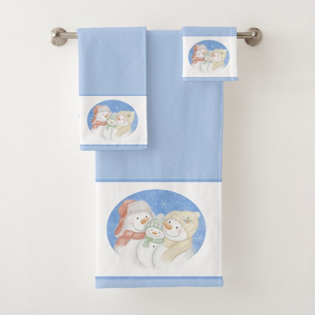 Snow-Familie Badhandtuch Set (Insitu)