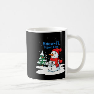 Snow-fi Signal verloren lustiger Weihnachtsmann Sc Kaffeetasse