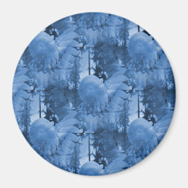 Snow flowers..... magnet