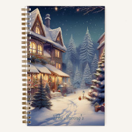 "Snow for Christmas" Personalisiertes Journal Notizbuch