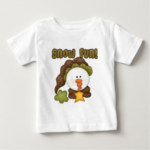 Snow Fun Snowman Prim Country Baby T-shirt