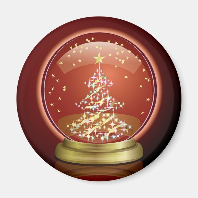 Snow Globe Magnet (Vorne)