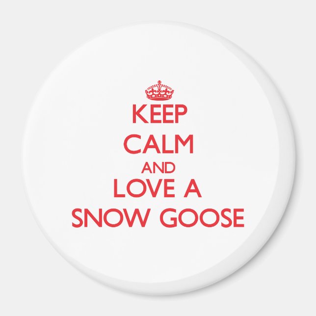 Snow Goose Magnet (Vorne)