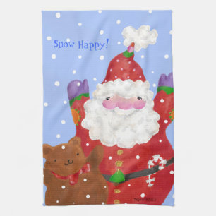 Snow Happy Teetuch Handtuch