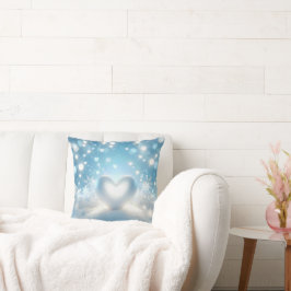 Snow Hearts Kissen