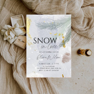 Snow in Love Brautparty - Winter Wonderland Braut Einladung