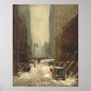 Snow in New York - Robert Henri Fine Art Poster