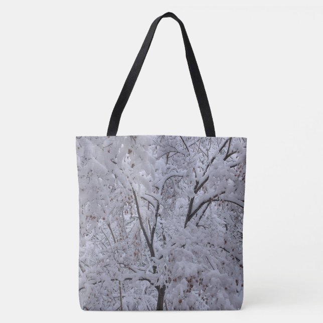 Snow-Laden Bäume Tasche (Vorderseite)