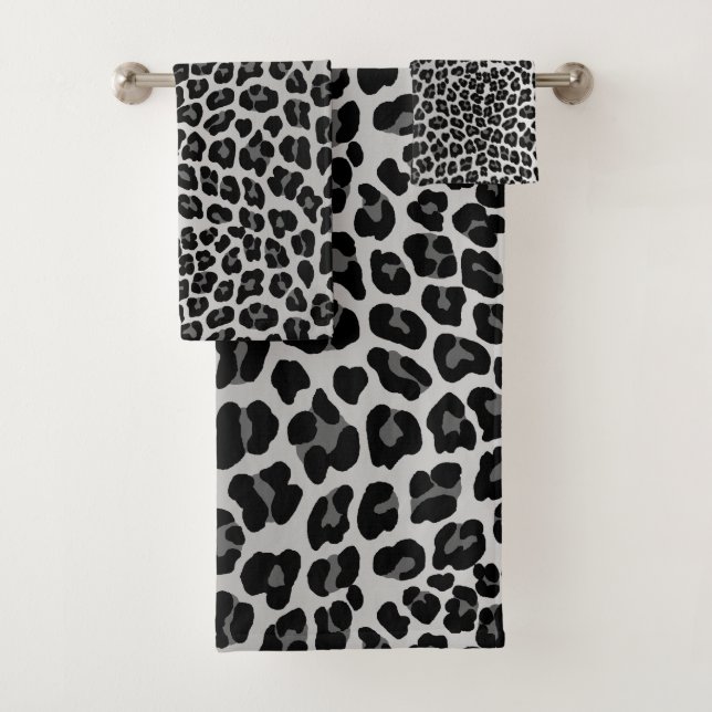 Snow Leopard Badhandtuch Set (Insitu)
