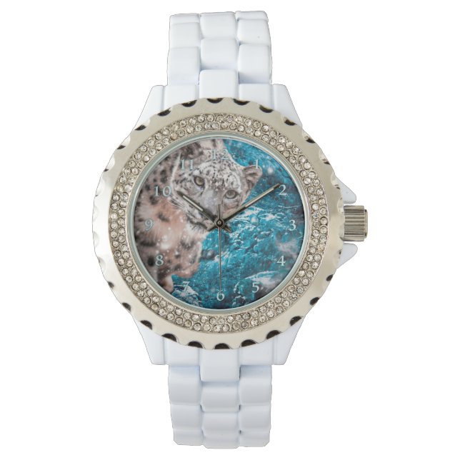 SNOW LEOPARD CLOUD WALKER ARMBANDUHR (Vorderseite)
