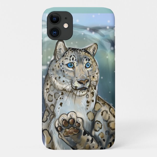 Snow Leopard ~iphone case (Rückseite)