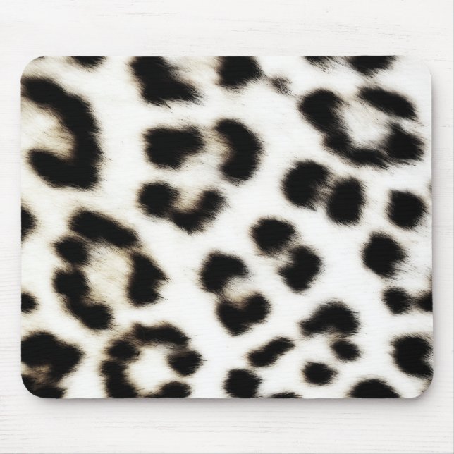 Snow Leopard Mouse Pad Mousepad (Vorne)