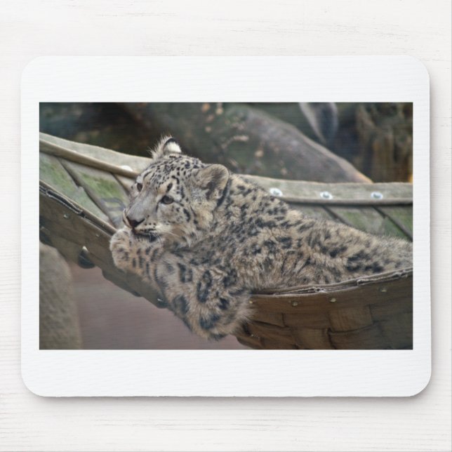 Snow Leopard Mousepad (Vorne)