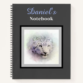 Snow Leopard-Notebook Notizbuch