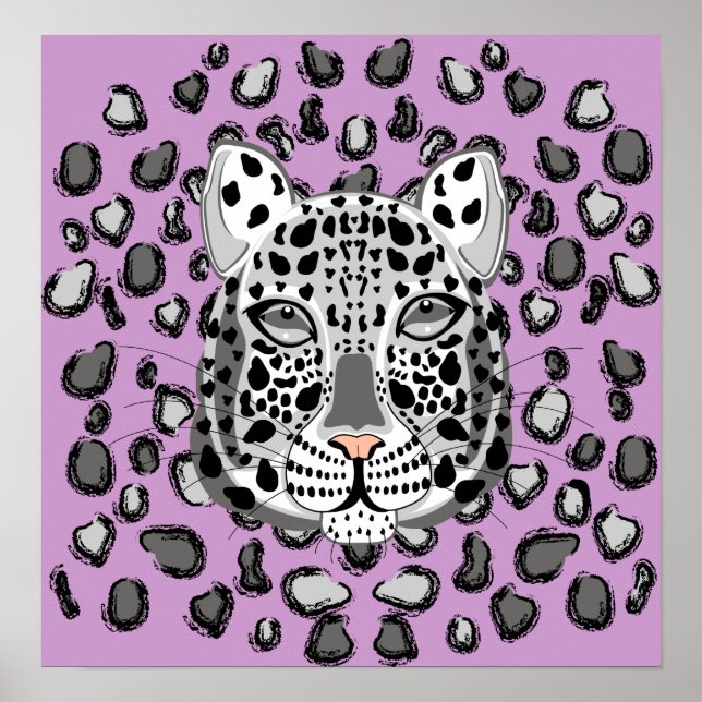 Snow Leopard Poster (Vorne)