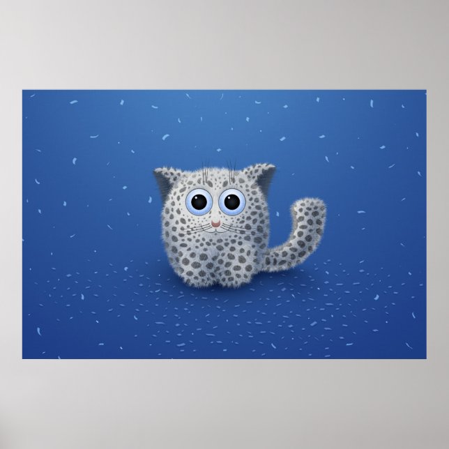 Snow Leopard Poster (Vorne)