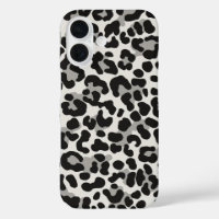 Snow Leopard Print White Trenddesign Muster