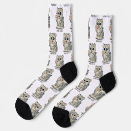 Snow leopard - Purr-ello Socken