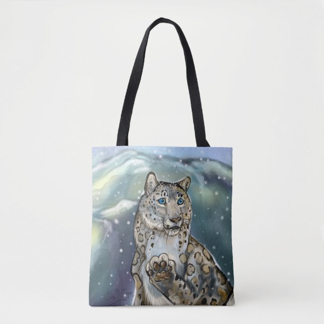 Snow Leopard Tasche (Vorderseite)